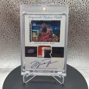 2009-10 Custom Basketball Card UD Exquisite Collection Rookie Patch Flashback #78A - Michael Jordan