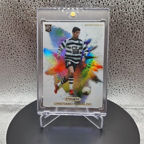 2023-24 Custom Soccer Card Panini Prizm Rookie Color Blast #CR28 - Cristiano Ronaldo