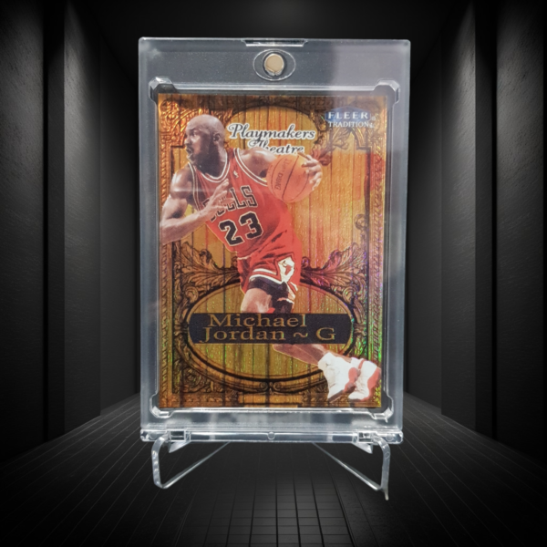 1998-99 Custom Basketball Card Fleer Tradition Playmakers Theatre #9PT - Michael Jordan