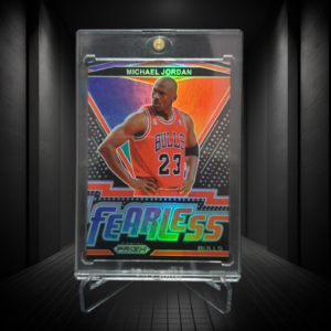 2020-21 Custom Basketball Card Prizm Fearless #23 - Michael Jordan